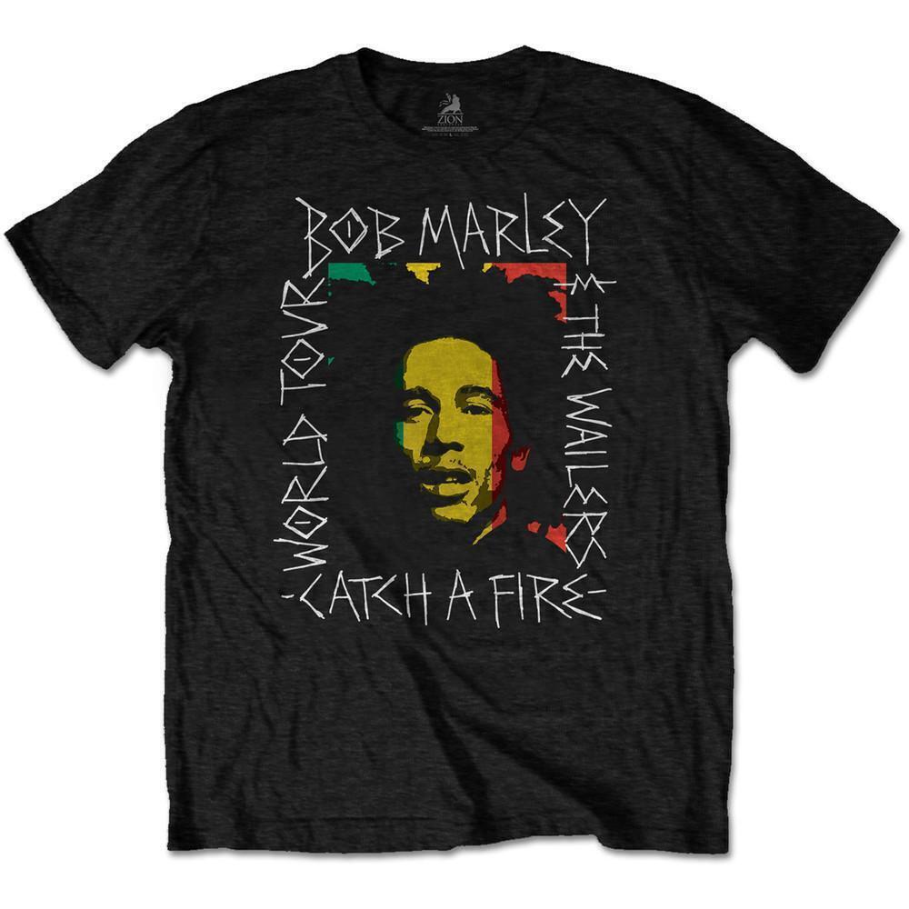 Bob Marley Unisex T Shirt Rasta Scratch